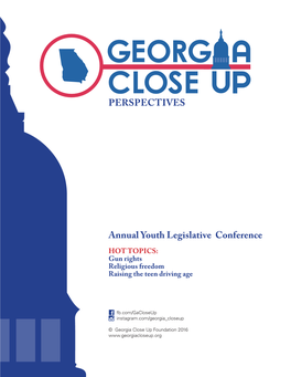 PERSPECTIVES Annual Youth Legislative Conference