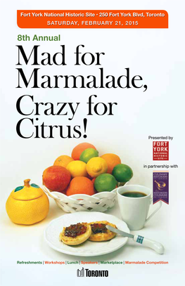 Mad for Marmalade Program 2015