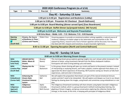 Presentation Title Listing