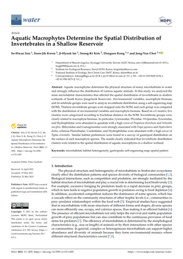 Aquatic Macrophytes Determine the Spatial Distribution of Invertebrates in a Shallow Reservoir