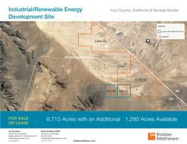 Industrial/Renewable Energy Development Site