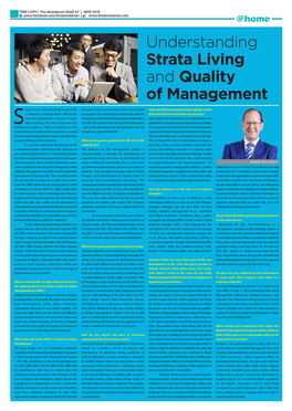 Understanding Strata Living and Quality of Management