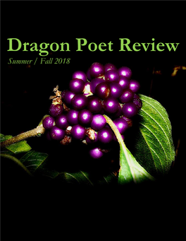 Summer-Fall 2018 Dragon Poet Review