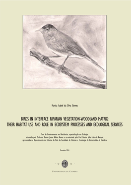 Birds in Interface Riparian Vegetation-Woodland Matrix.Pdf