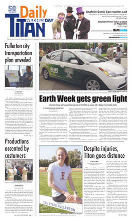 Earth Week Gets Green Light