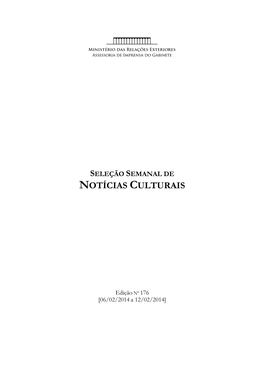 Notícias Culturais