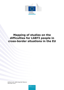 Mapping of Studies on the Difficulties for LGBTI People in Cross-Border Situations in the EU