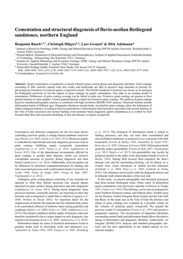 Cementation and Structural Diagenesis of Fluvio-Aeolian Rotliegend Sandstones, Northern England