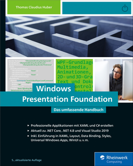 Windows Presentation Foundation – Das Umfassende Handbuch