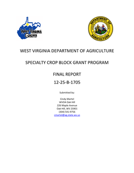 West Virginia Department of Agriculture