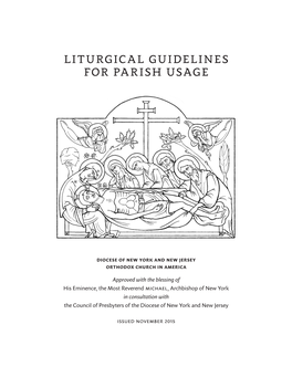 Liturgical Guidelines for Parish Usage