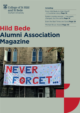 Hild Bede Alumni Association Magazine Hild Bede Alumni Association Hild Bede Alumnirunning Association Head