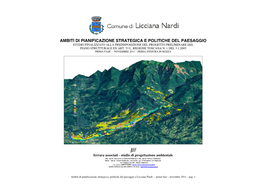 Paesaggi Di Licciana Nardi Prima Fase