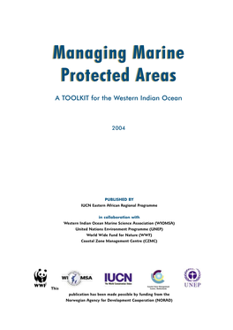 Managing Marine Protected Areas: a Toolkit for the Western Indian Ocean