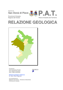 Relazione Geologica Redatta Da: Dr