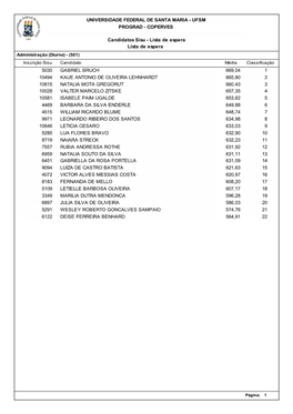 Ufsm Prograd - Coperves