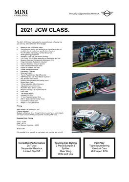 2021 Jcw Class