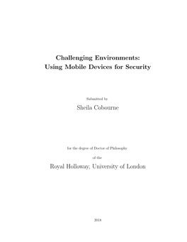 Sheila Cobourne Phd Thesis