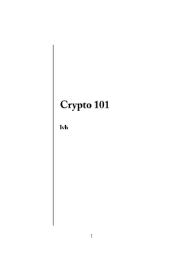 Crypto 101 Lvh
