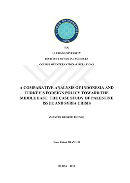 A Comparative Analysis of Indonesia and Turkey's