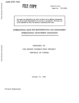 World Bank Documents