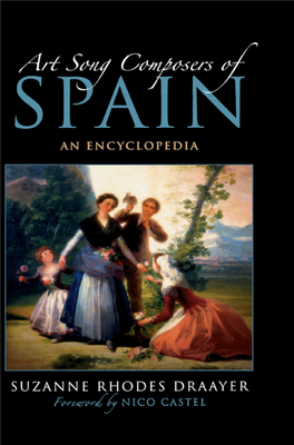Art Song Composers of Spain: an Encyclopedia
