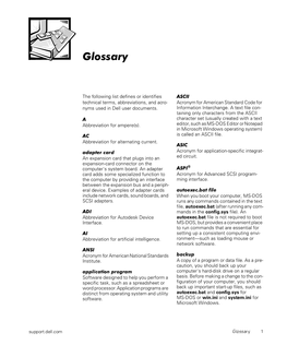 Glossary 1    Synonym for Conventional Memory