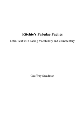 Ritchie's Fabulae Faciles