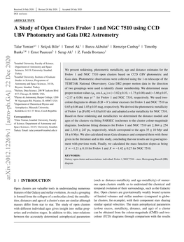 A Study of Open Clusters Frolov 1 and NGC 7510 Using CCD UBV Photometry and Gaia DR2 Astrometry