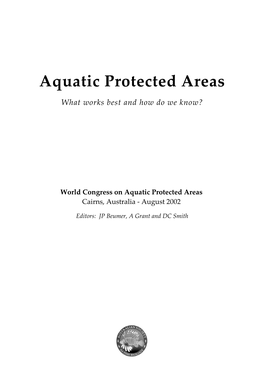 Aquatic Protected Areas