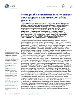 Demographic Reconstruction from Ancient DNA Supports Rapid