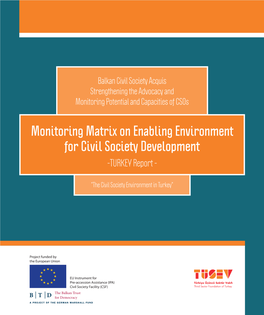 Monitoring Matrix on Enabling Environment for Civil Society Development -TURKEY Report