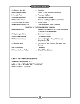 List of Members of Parliament