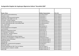 Auslagestellen Ratgeber Der Augsburger Allgemeinen Exklusiv 