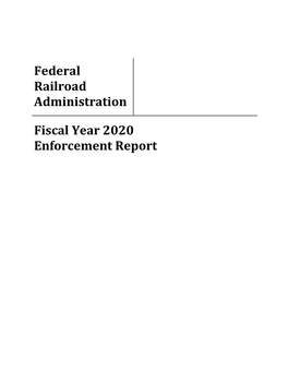 Federal Railroad Administration