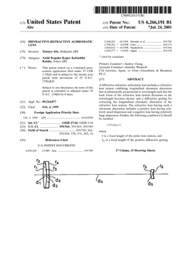 (12) United States Patent (10) Patent No.: US 6,266,191 B1 Abe (45) Date of Patent: *Jul