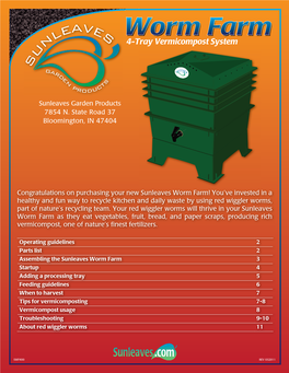 4-Tray Vermicompost System