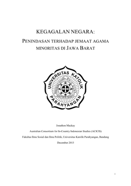 Kegagalan Negara: Penindasan Terhadap Jemaat Agama