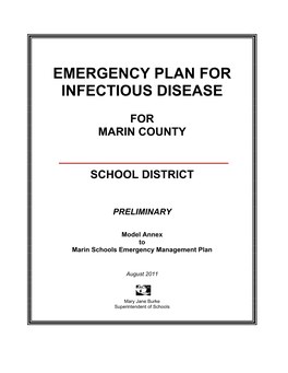 Emergency Plan for Infectious Disease