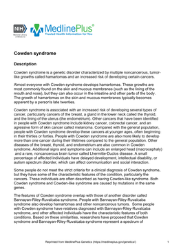 Cowden Syndrome