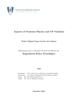 Aspects of Neutrino Physics and CP Violation