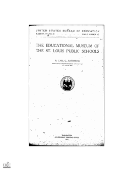 The St. Louis Public Schools.'I Therefore Asked Mr