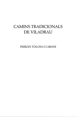 Camins Tradicionals Deviladrau