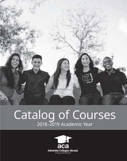 Catalog of Courses Catalog