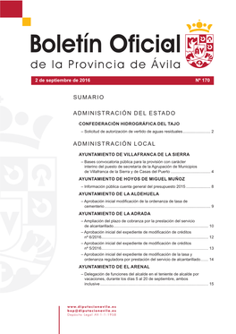 B.O.P. 170/16 Completo En Formato (.Pdf)