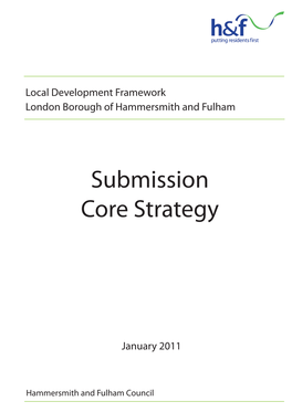 Submission Core Strategy