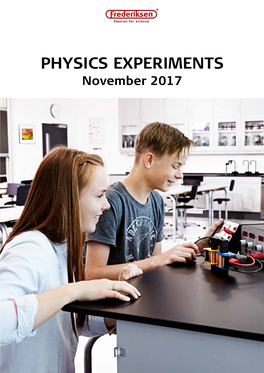 PHYSICS EXPERIMENTS November 2017