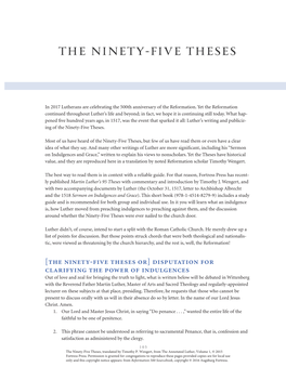 The Ninety-Five Theses