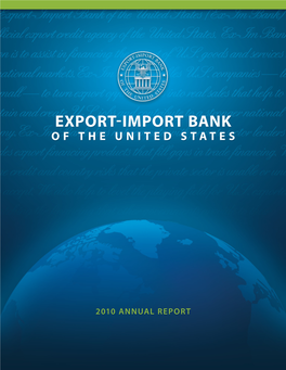 2010 EXIM Bank Annual Report