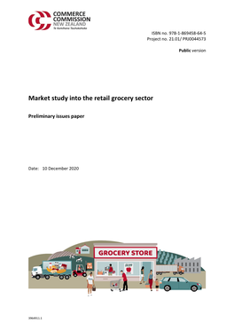 Market Study Into the Retail Grocery Sector – Preliminary Issues Paper
